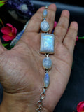 Rainbow Moonstone Bracelet - 134 carats